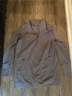 lululemon athletica Gray Full-Zip Jacket
